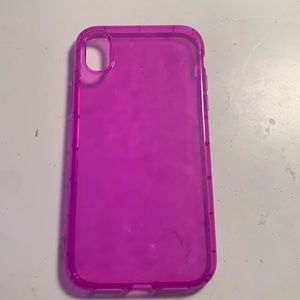 Purple I phone XR phone case. Never used.